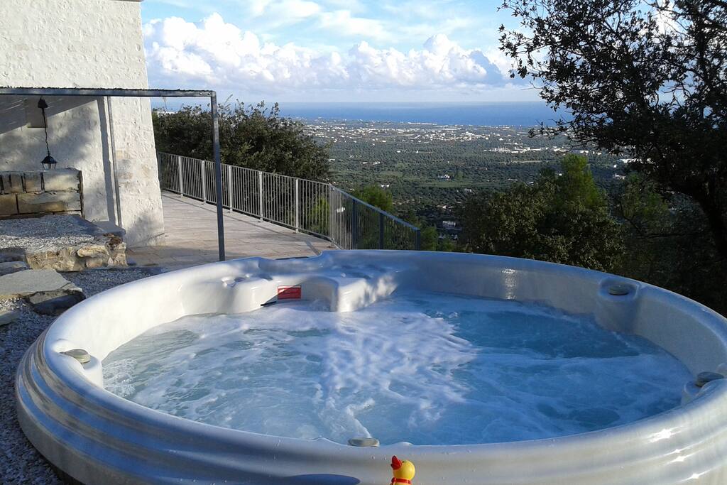 Heated SPA bath for one to five persons