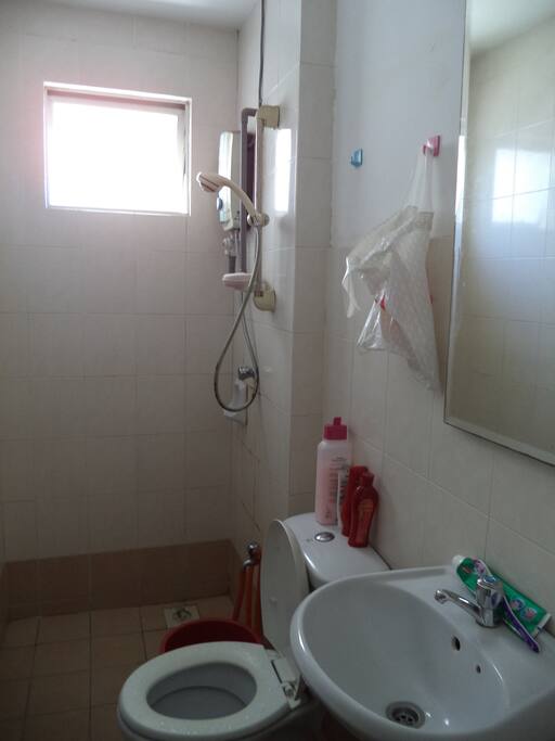 Shower with heater