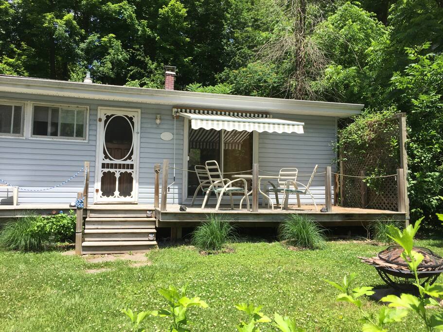Front of the cottage