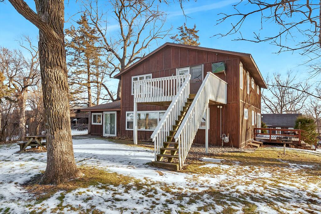 entrance and deck
