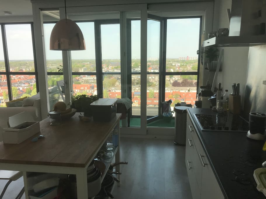 Kitchen and balcony