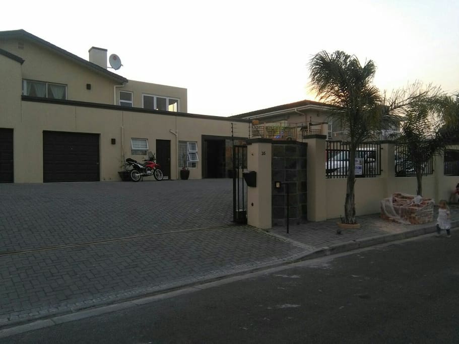 outside of property