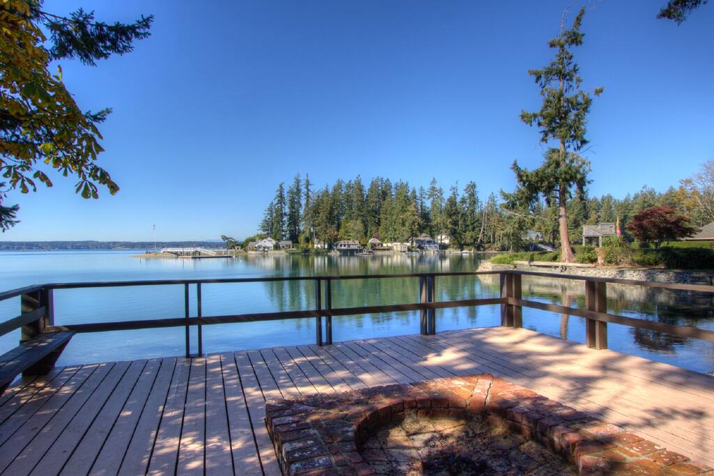 Fir pit deck/view