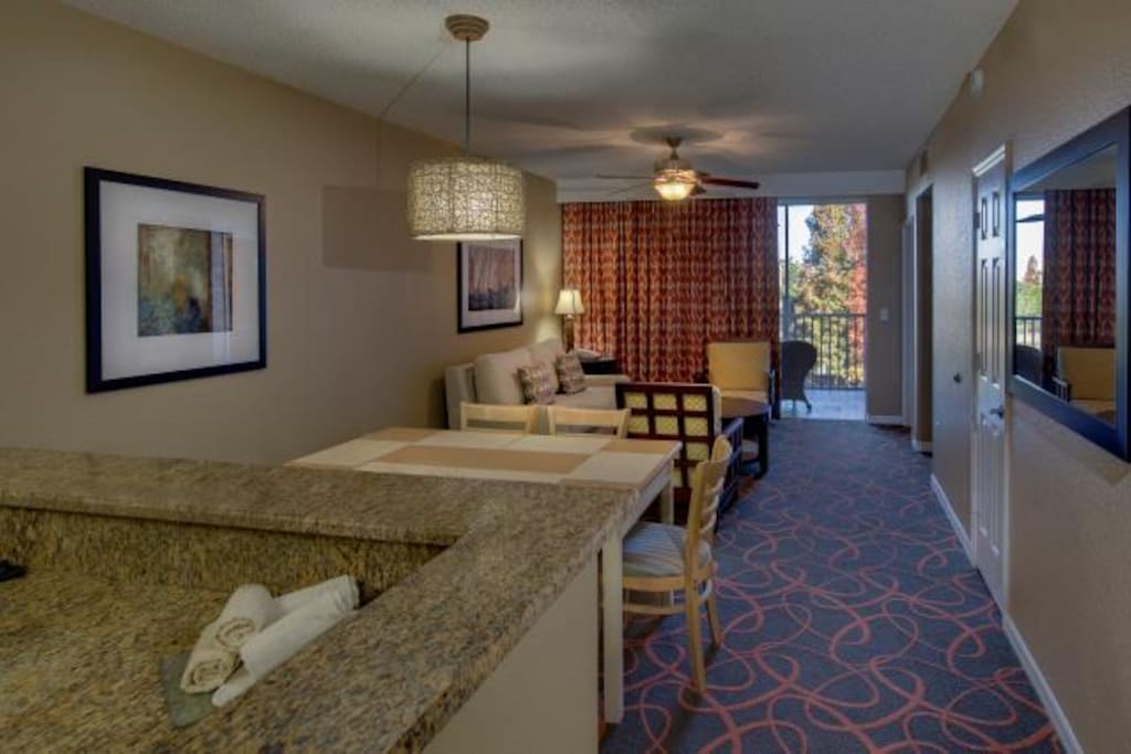 Spacious living area