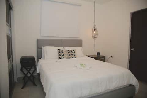 Olga House is very central and cozy.