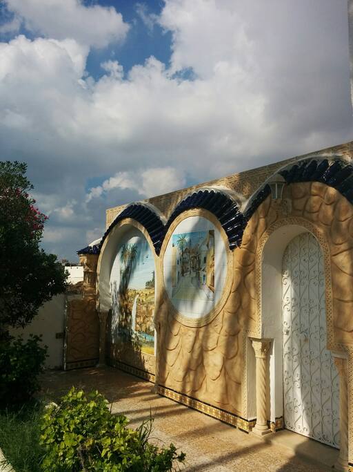 Entrée de la villa