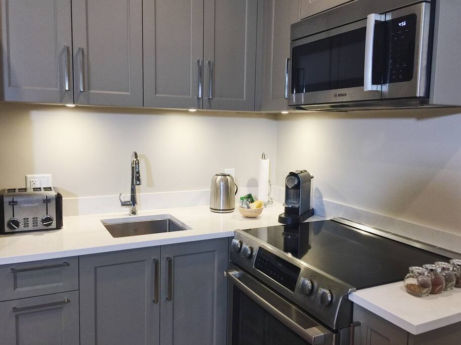Fully equipped kitchen