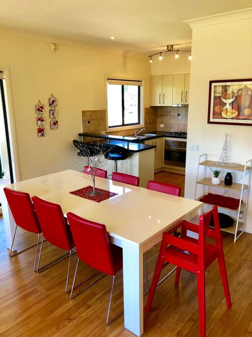 Dining room & kitchen