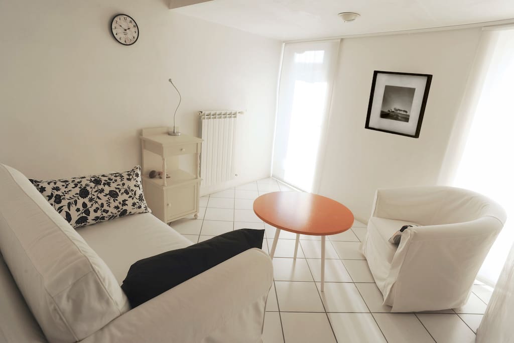 Salotto privato con accesso al terrazzo