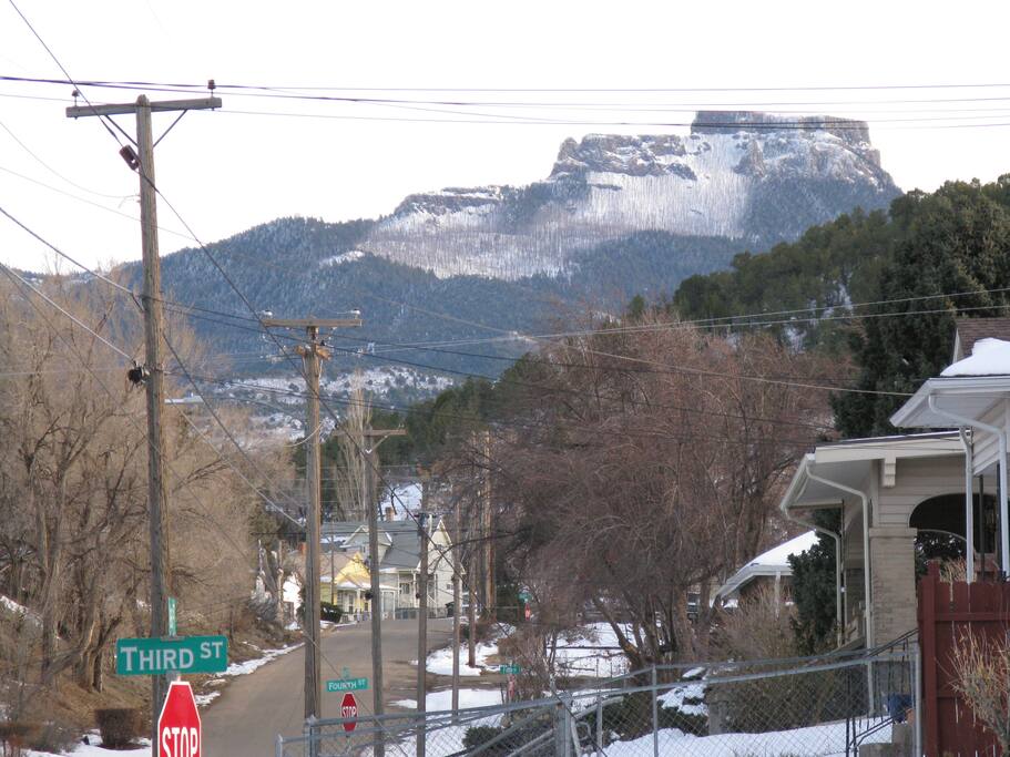 View of Fishers Peak from Front Yard of House