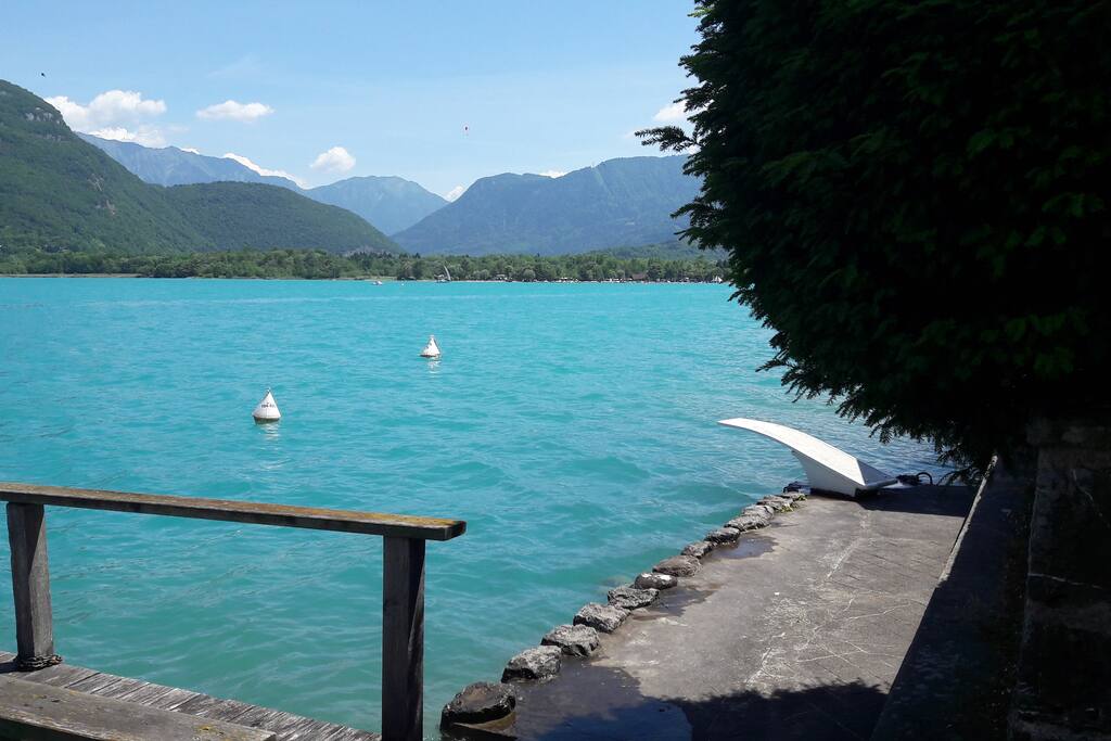 ponton avec plongeoir