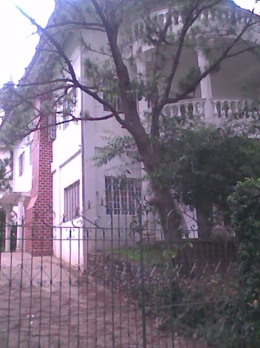 gate to car park.