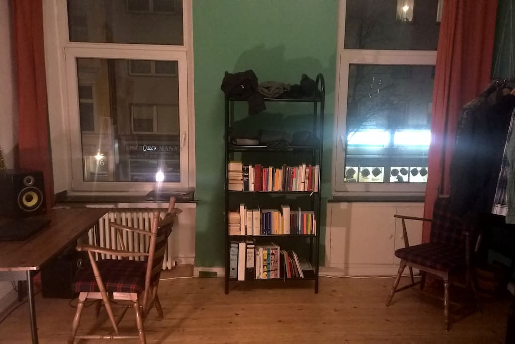 Room has two big Windows