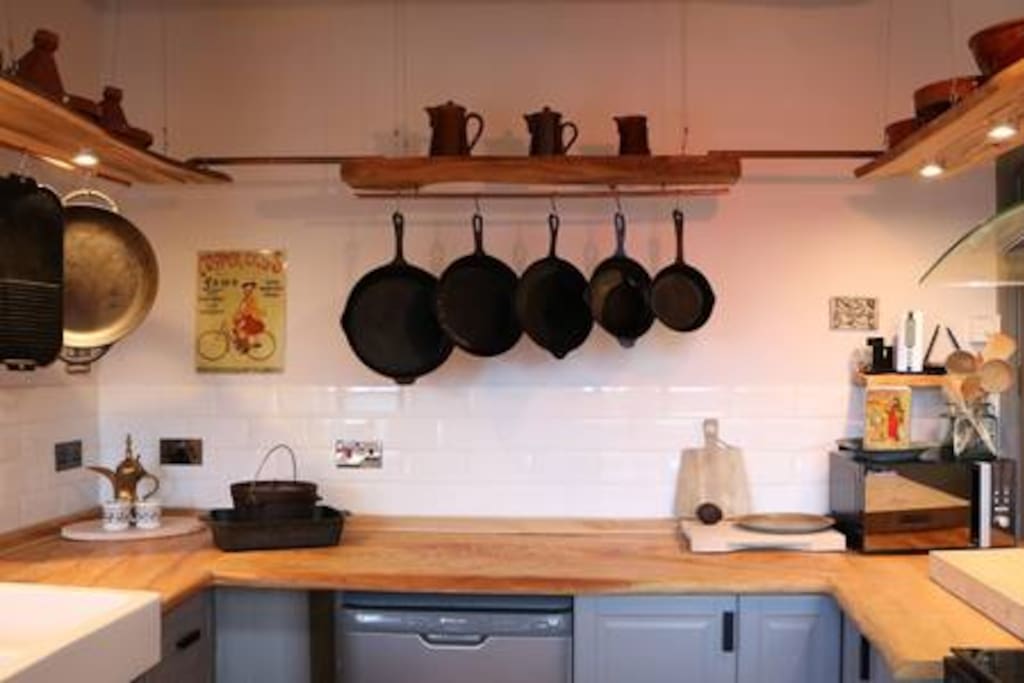 Guests have use of the fully equipped kitchen.