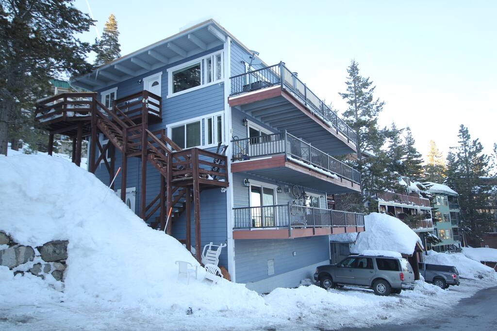 Outside of Building. Unit on the Right Half side Lower & Fist Floor