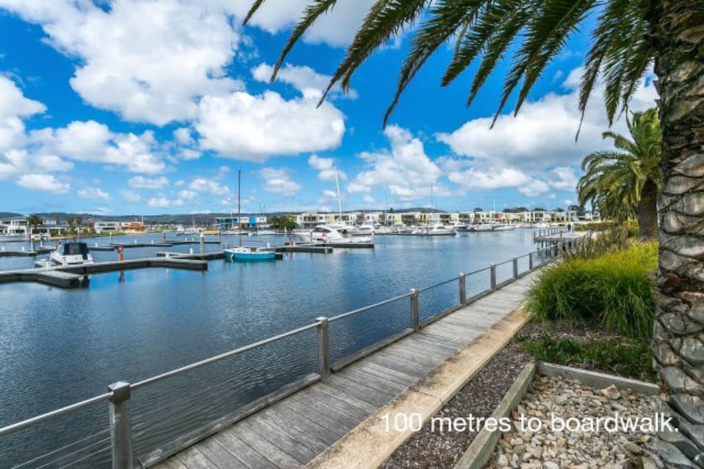 200m from home is the boardwalk with a short stroll to the beach and cafe.