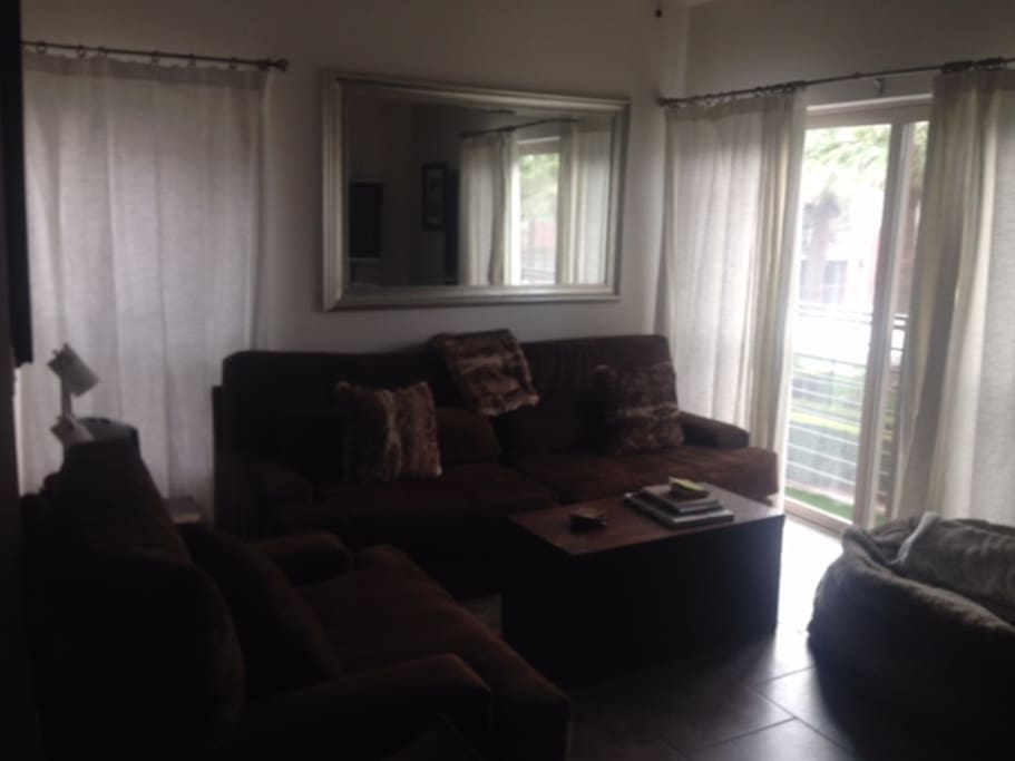 Living Room with Balcony