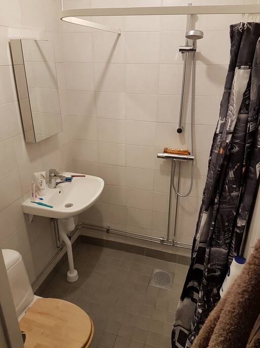 The bathroom