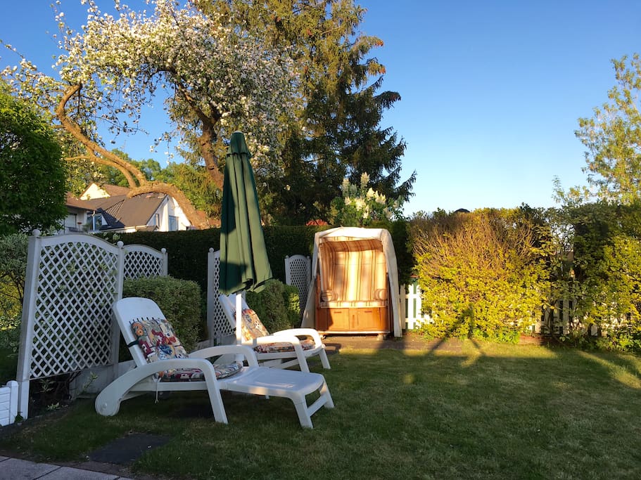 sonnen Bad in Garten