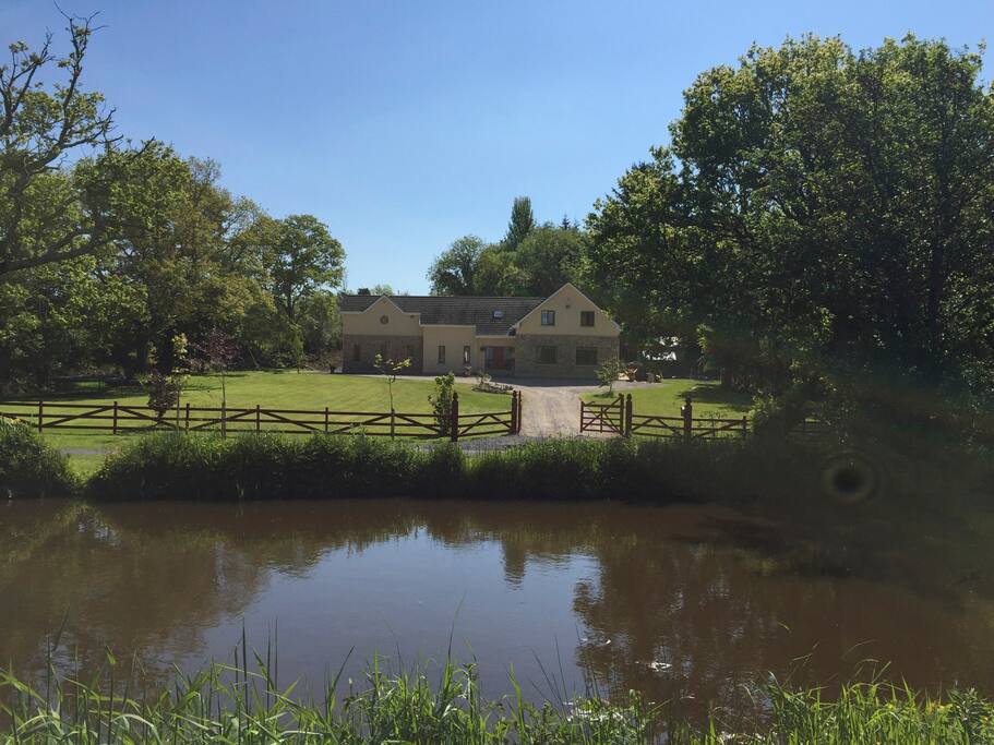 Located on the canal where there is a 20km walkway