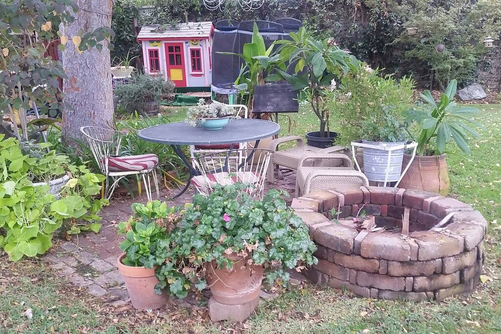 Enjoy breakfast, lunch or outside or dinner al fresco