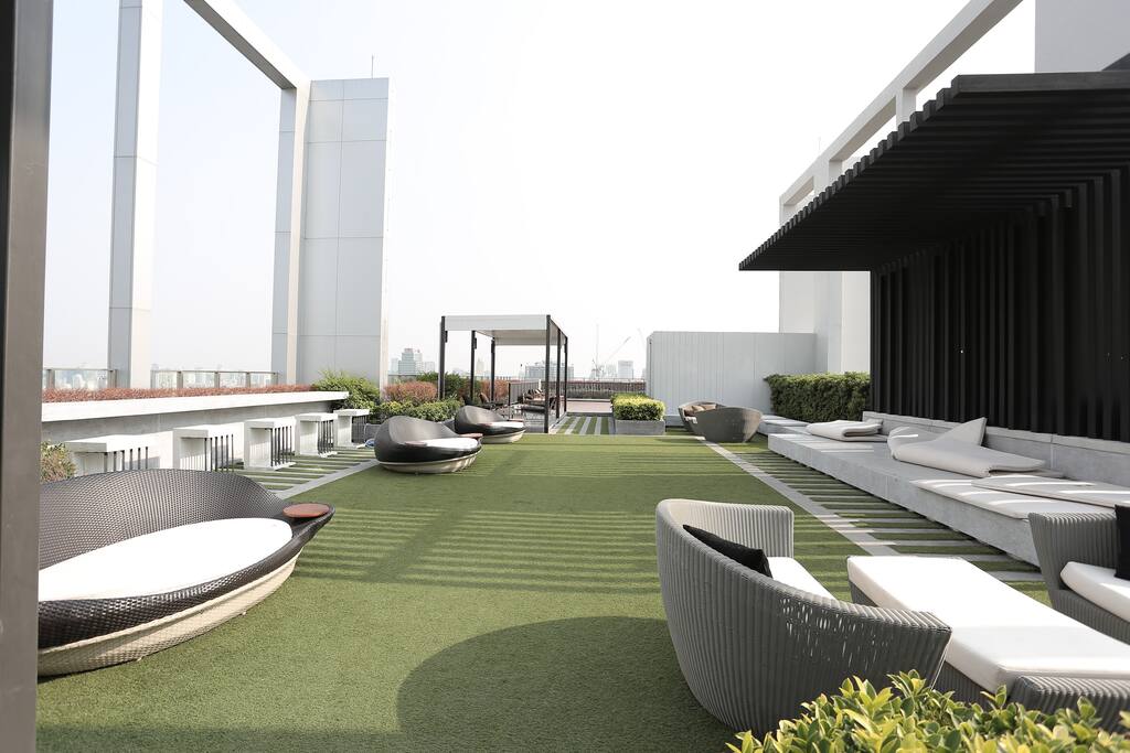 Rooftop patio