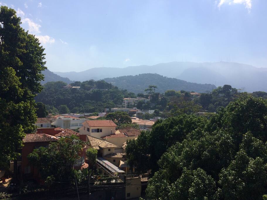 view from the balcony