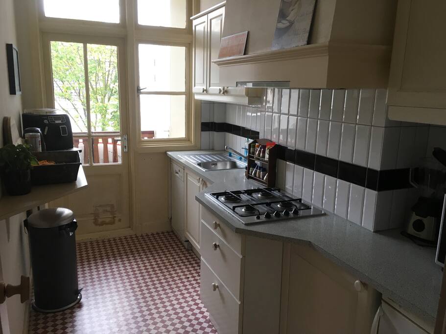 Kitchen, with excellent coffee machine