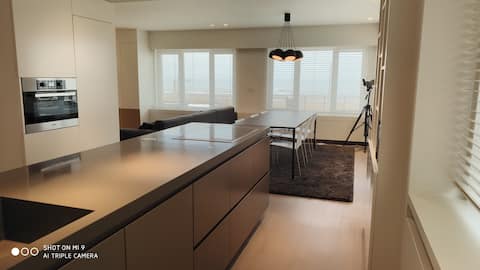 Popular Airbnb listing: Modern appartement with direct sea view in De Haan