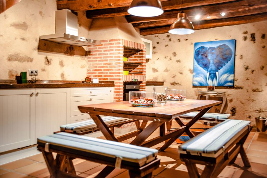 Cocina integrada en el salon
