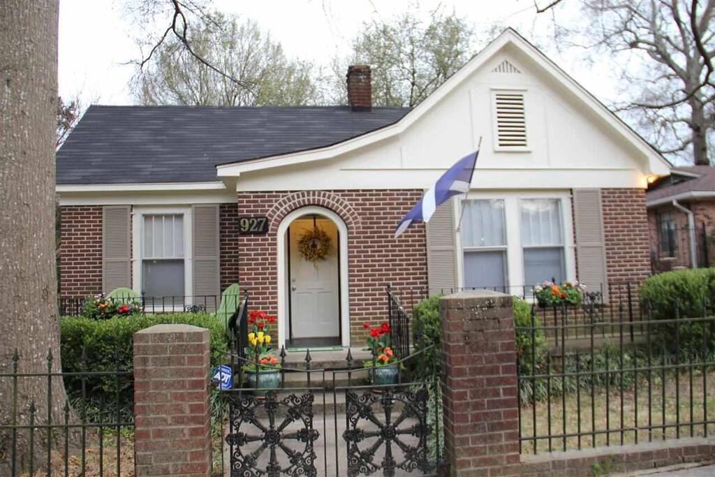 This is the street view of the home. The front part of the house is leased to permanent tenants, so don't know or try to enter through front door please.