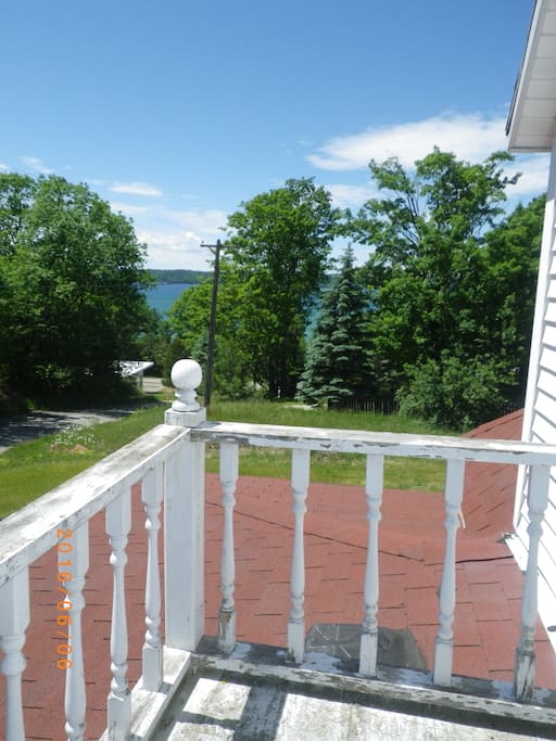 balcony; drink coffee here