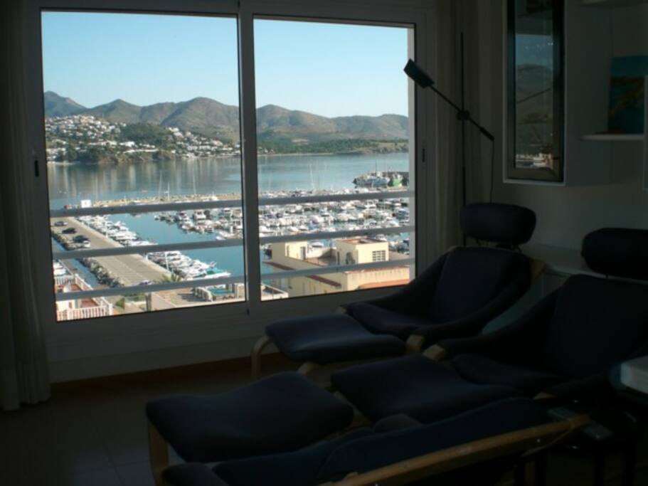Salón con vistas