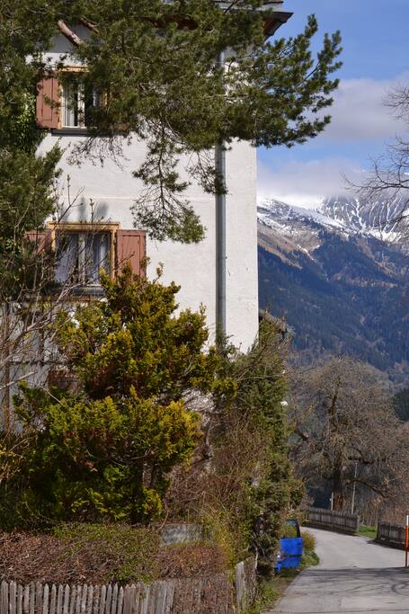 Ausblick direkt vom Haus.