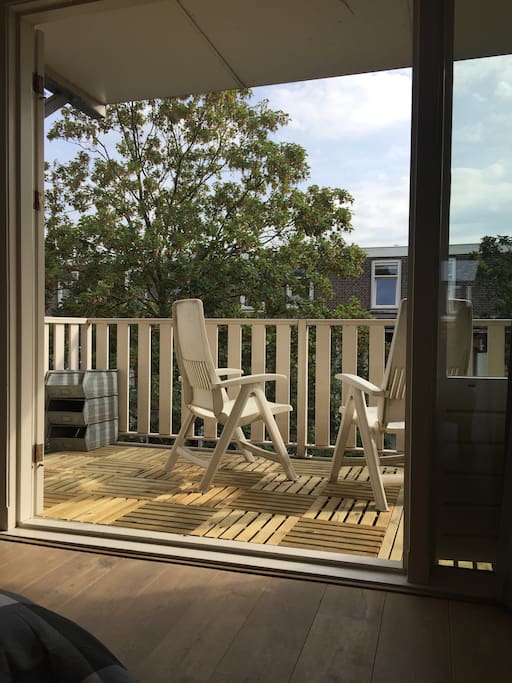 Balcony with southern exposure