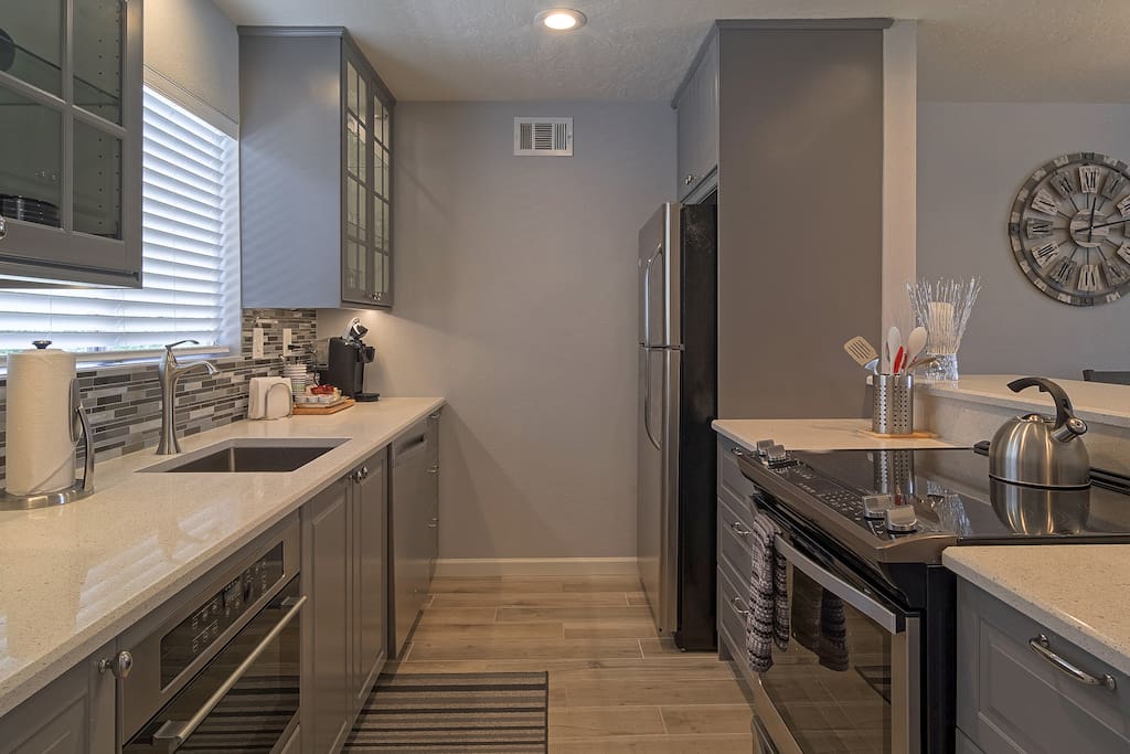The Kitchen area is amazingly spacious.