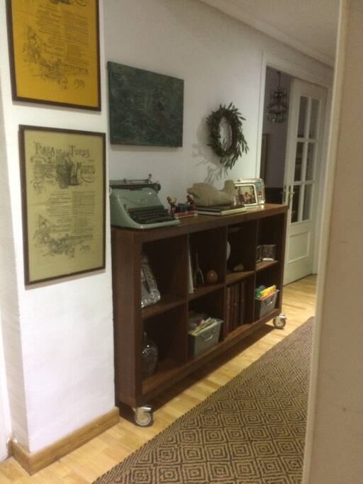La entrada de la casa
