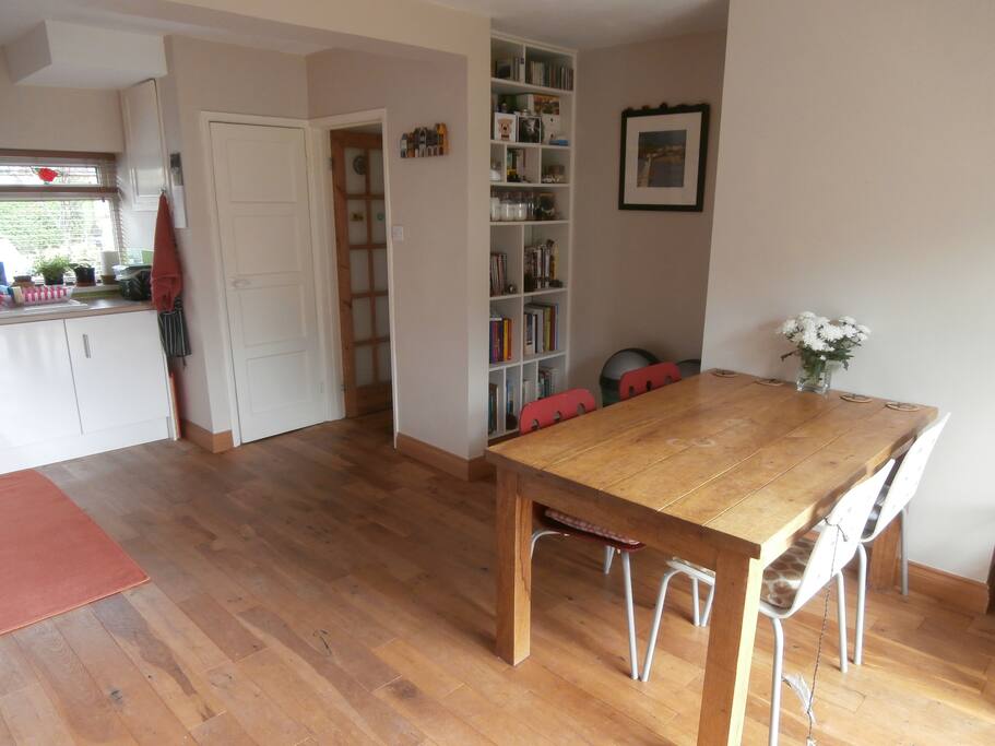 Large, light and airy kitchen with everything you might need.