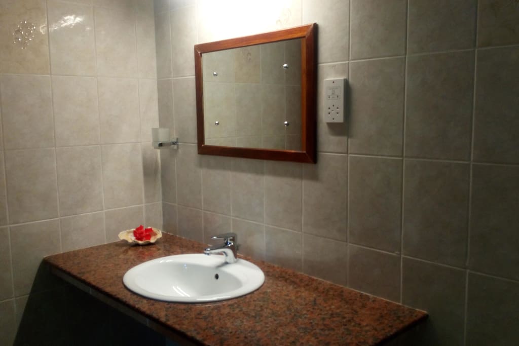 Very spacious bathroom