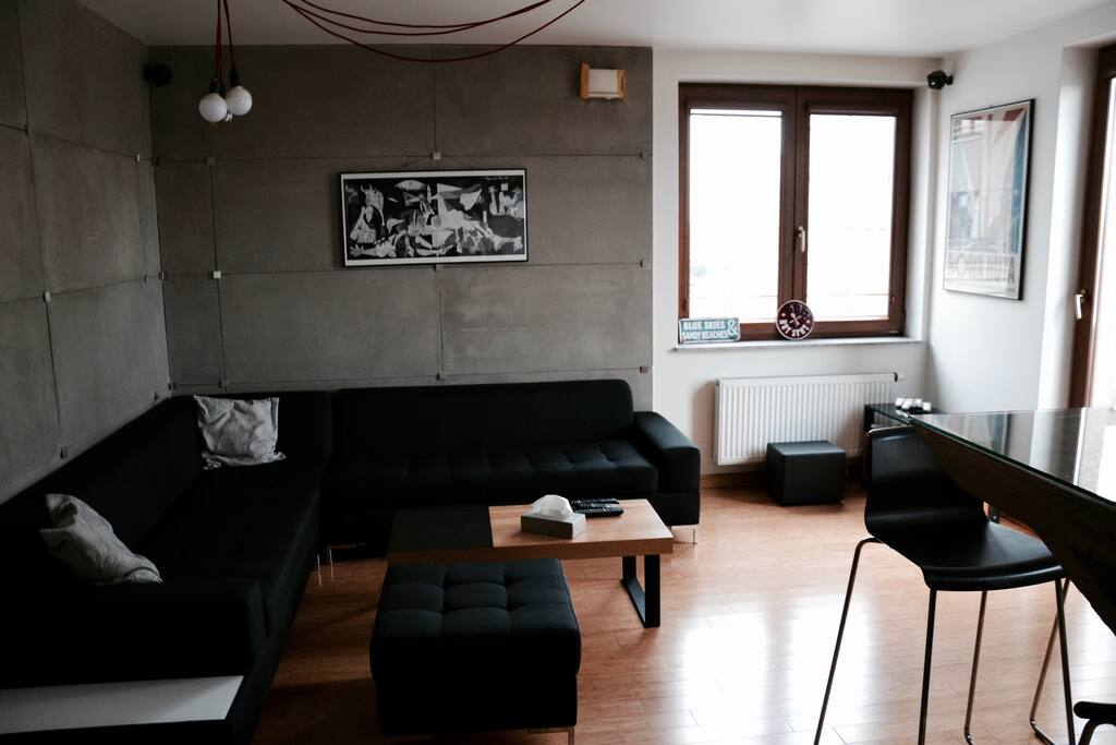 Living room + kitchen