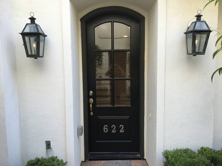 Front door.