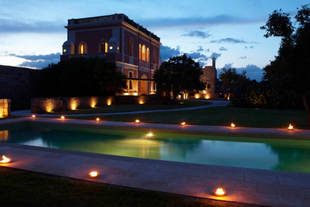 view of villa from pool