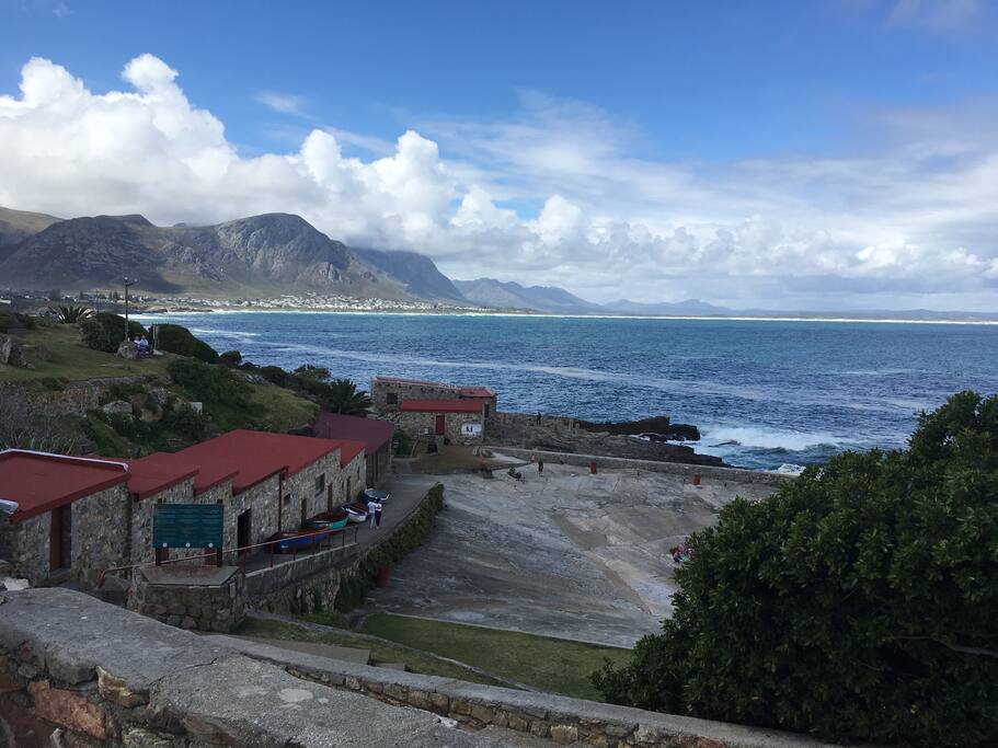 View over Old Harbour right opposite the hotel