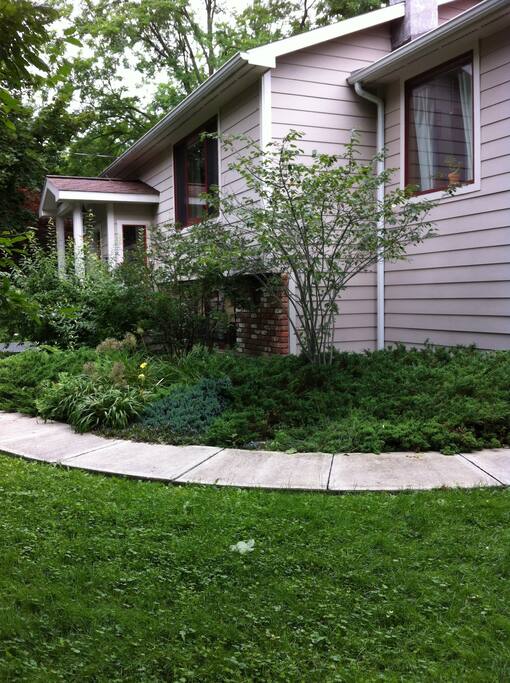 Walkway to Personal Entrance