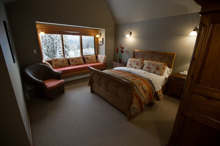 This is one of our beautifully decorated guest rooms. 