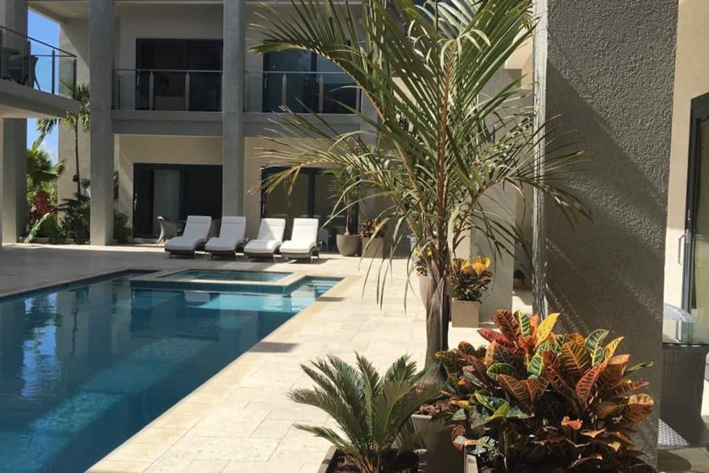Pool Area View from the Unit entrance