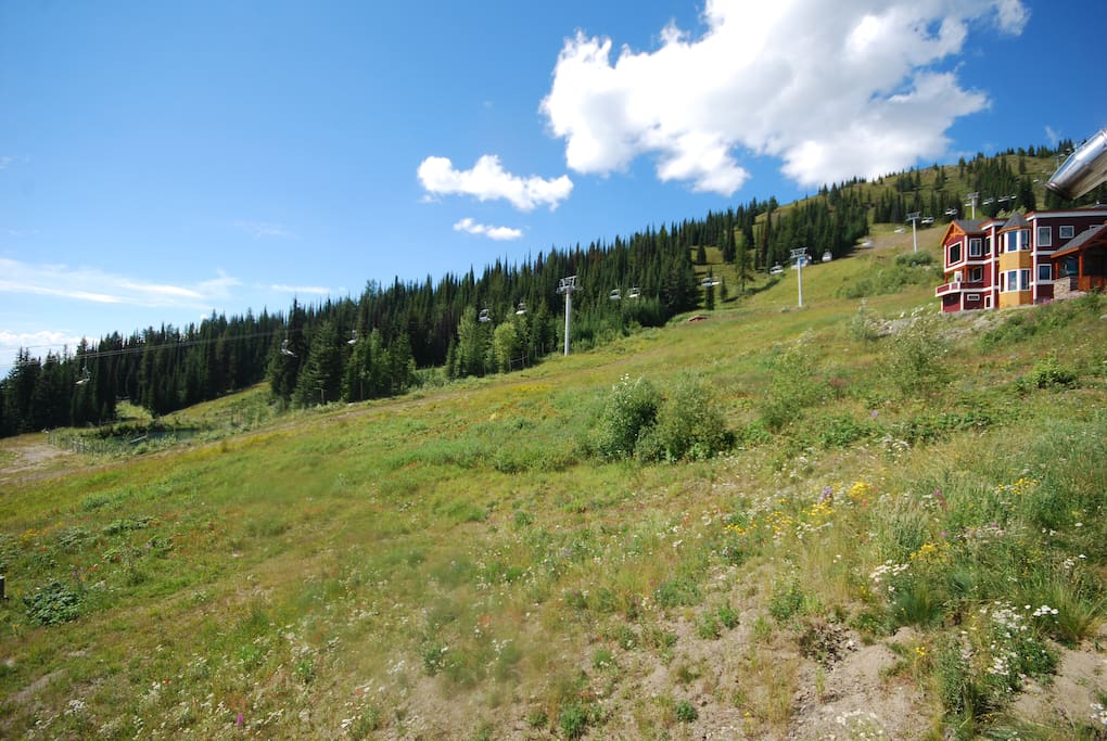 Alpine Meadows Chair lift located beside the house