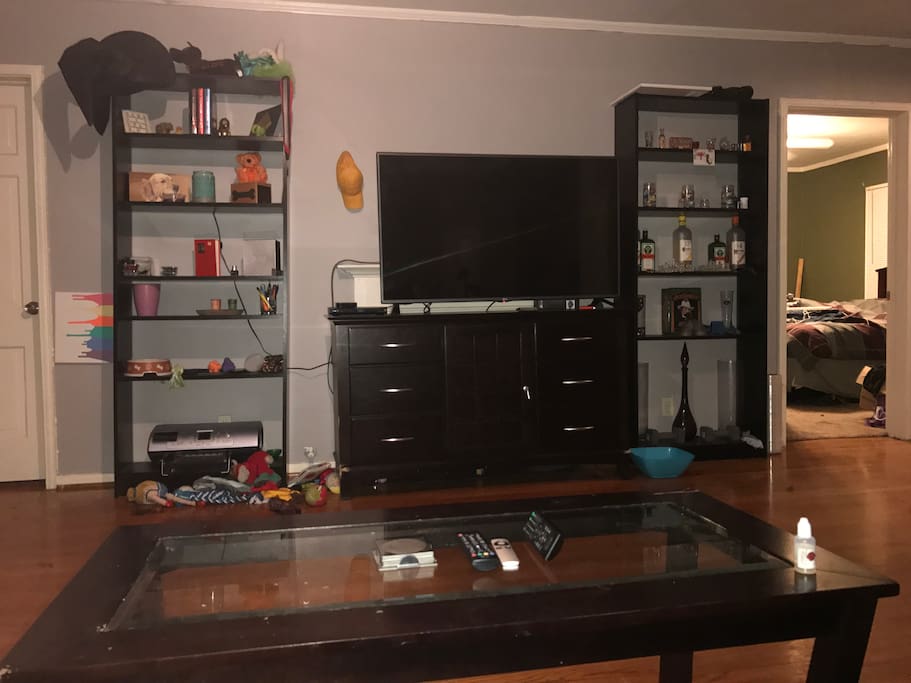 View from couch living room