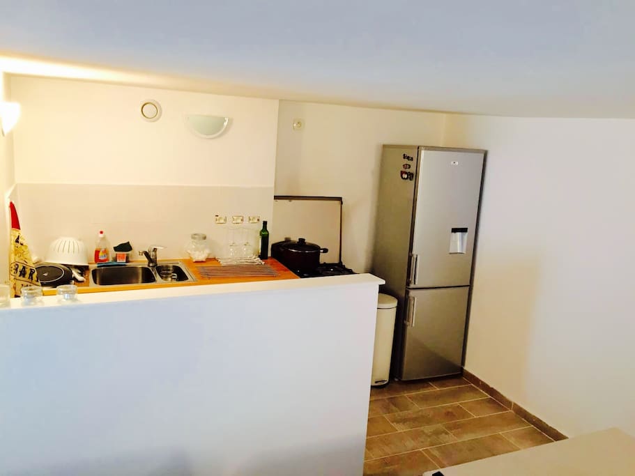 Cuisine ouverte sur salon