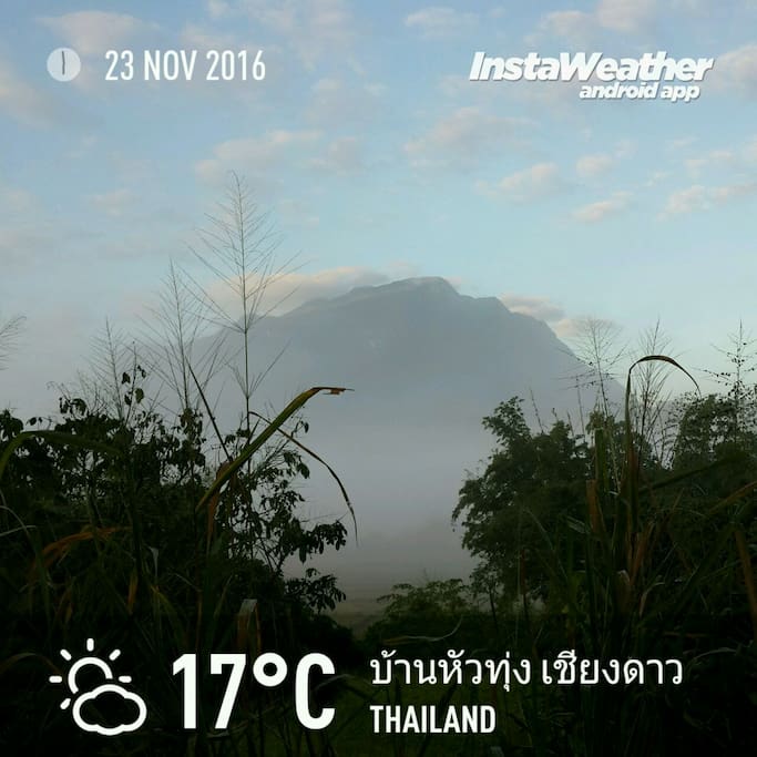 Doi Luang Chiangdao in winter